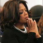 Kneel before Oprah and kiss her ring