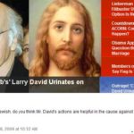 Larry David urinates on Jesus – the expected ensues